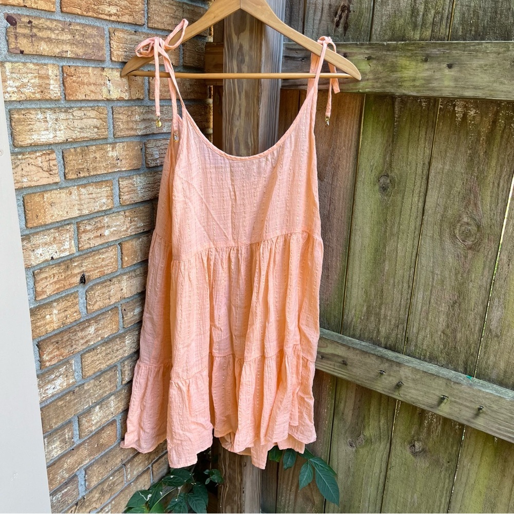 Aerie Peach Cover Up Dress